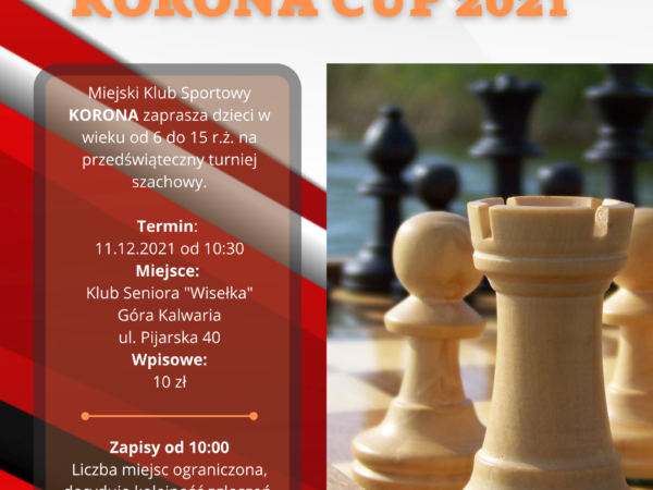 Szachowy turniej dla dzieci Korona Cup 2021