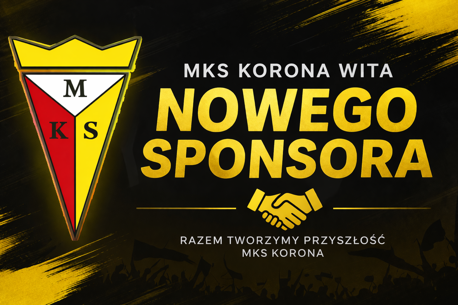 MKS Korona wita nowego sponsora